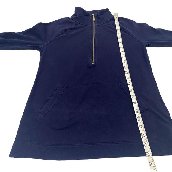 Lilly Pulitzer Skipper Navy‎ Blue Half Zip Popover Size XS - Picture 9 of 9